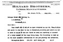 Correspondance entre la Hilyard Brothers et la Tobique River Log Driving Co.
